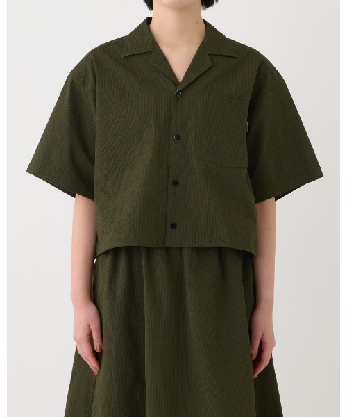 ブラウス シャツ 「THOUSAND MILE」SHORT SLEEVE SHIRT LINEN LIKE CHECK ショートスリーブシャツ　リネン THOUSAND MILE シャツ 「THOUSAND MILE」SHORT SLEEVE SHIRT