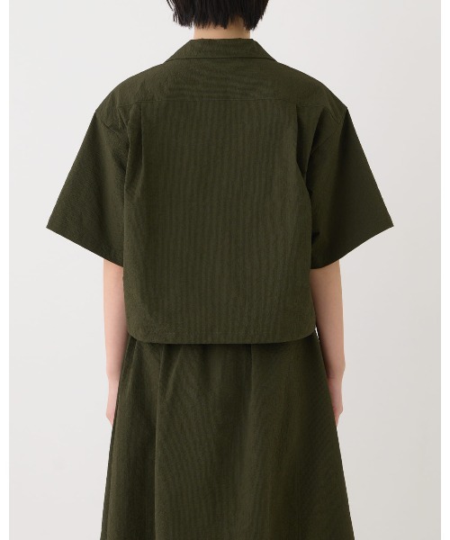 ブラウス シャツ 「THOUSAND MILE」SHORT SLEEVE SHIRT LINEN LIKE CHECK ショートスリーブシャツ　リネン THOUSAND MILE ブラウス シャツ 「THOUSAND MILE」SHORT SLEEVE
