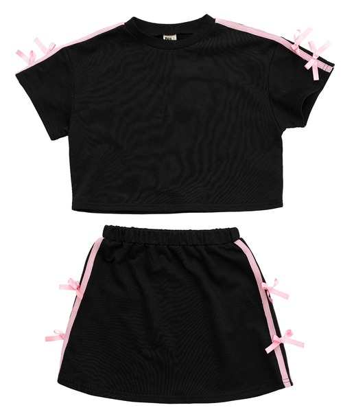 Bee des セットアップ ラインリボン キッズ 子供服 女の子