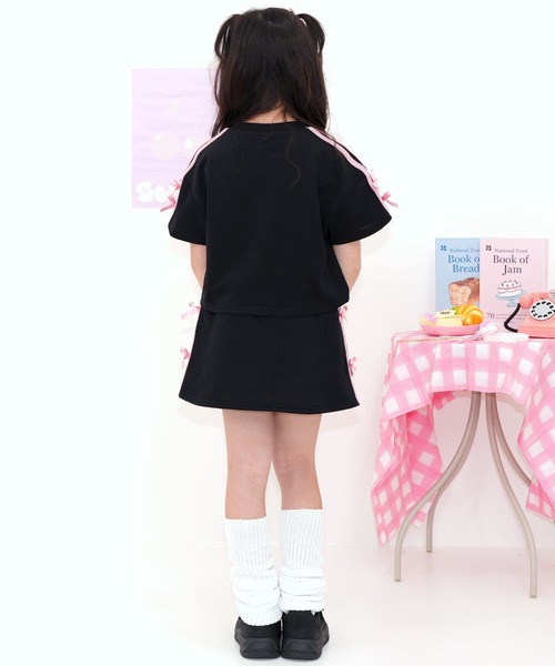 Bee des セットアップ ラインリボン キッズ 子供服 女の子