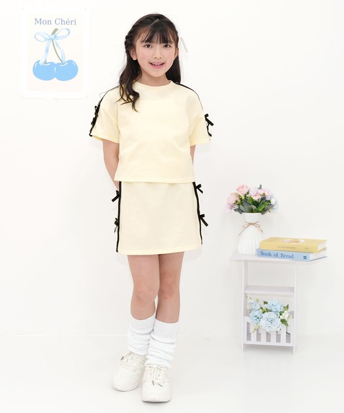 Bee des セットアップ ラインリボン キッズ 子供服 女の子