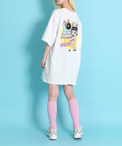 プニュズ　ひろ PUNYUS tシャツ 10th rabbitビッグTシャツ レディース メンズ