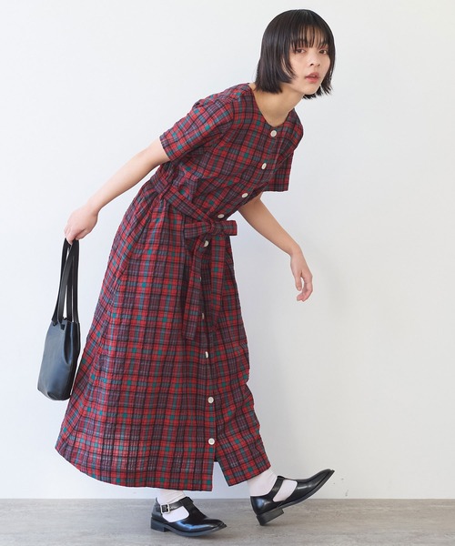 【激安】半額以下- 50%OFFの安い通販 タータンチェック ワンピースのおすすめ人気商品一覧 通販 ワンピース