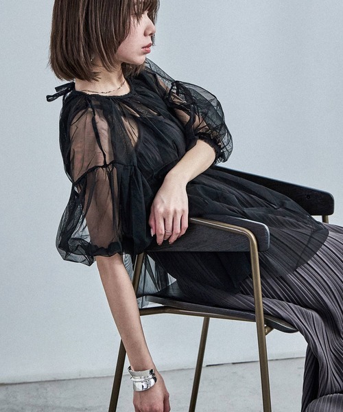 Fashion Letter（ファッションレター） ブラウス シャツ チュール