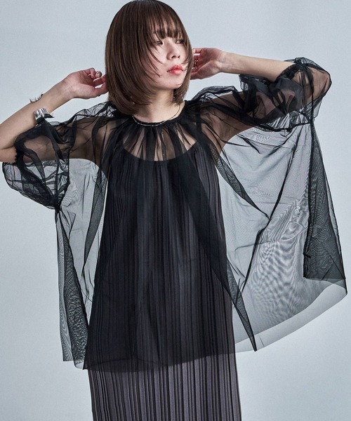 Fashion Letter（ファッションレター） ブラウス シャツ チュール