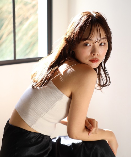 ENC キャミソール detachable bra cropped camisole / 取り外し