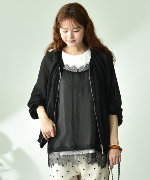 ＊新品未使用 BRILL ブリル ライトナイロンブルゾン ブラック BRILL】ブランド・古着のネット通販【TREFAC FASHION】