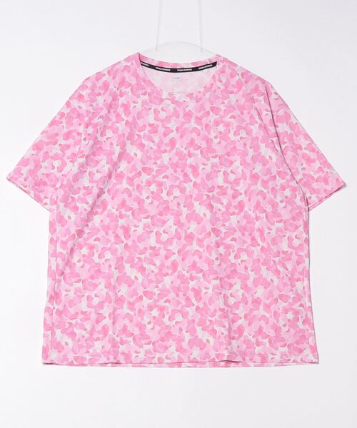 TIGORA（ティゴラ） tシャツ ランニング ユニセックス半袖Tシャツ 総柄