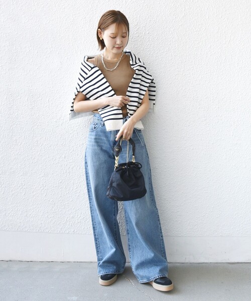   Jeans カーディガン ノースリーブ タンクトップ SHIPS（シップス） タンクトップ ノースリーブ アメリカン スリーブ