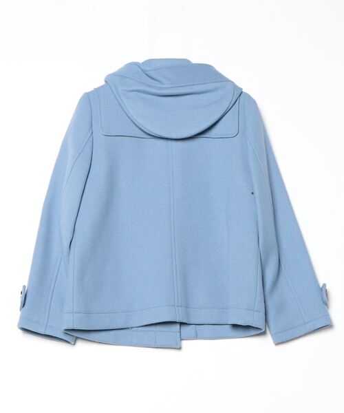 「Ray BEAMS」 ダッフルコート 1 ブルー レディース_画像2