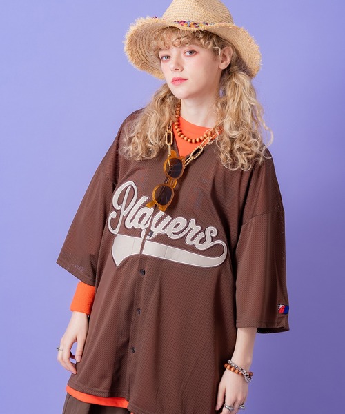 カメリアフロントロゴシャツ セール】 【OUTLET】カメリアロゴボーダープリントTシャツ （Tシャツ