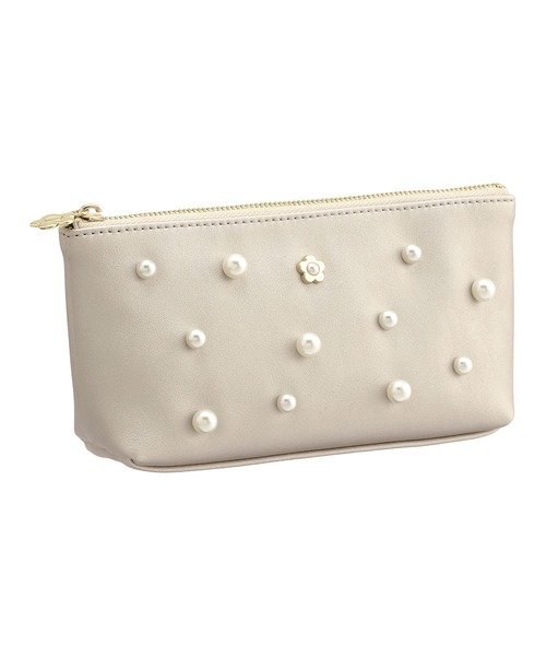 マリークヮントポーチセット マリークワント MARY QUANT クリアセットパール ラウンドポーチL