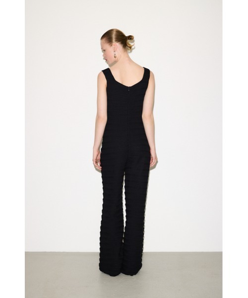新品未使用　SLY THROW ジャンプスーツ　black THROW by SLY オールインワン SQUARE NECK JUMPSUITS スクエア