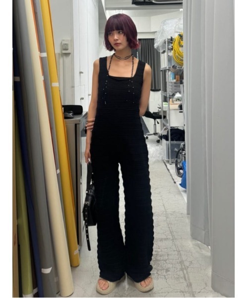 THROW by SLY オールインワン SQUARE NECK JUMPSUITS スクエア