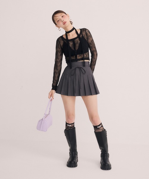 【新品】eimy istoire タックプリーツスカート eimy istoire スカート タックミニスカート : ZOZOTOWN Yahoo!店