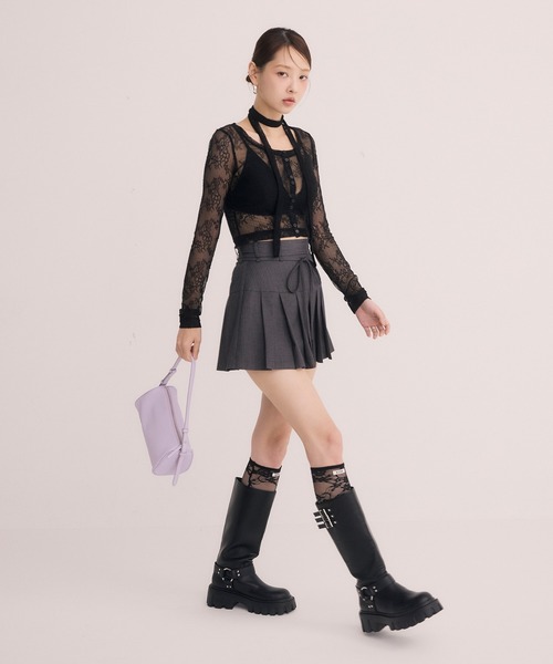 【新品】eimy istoire タックプリーツスカート eimy istoire スカート タックミニスカート : ZOZOTOWN Yahoo!店