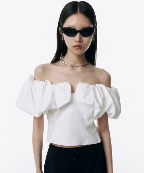JOSE MOON（ジョゼムーン） tシャツ 半袖 BALLON SLEEVE TOP/バルーン