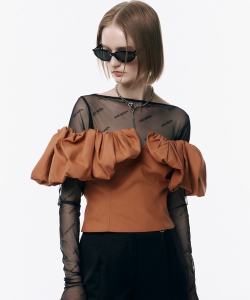 tシャツ BALLON SLEEVE TOP/バルーンスリーブトップ レディース