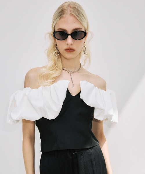 JOSE MOON（ジョゼムーン） tシャツ 半袖 BALLON SLEEVE TOP/バルーン