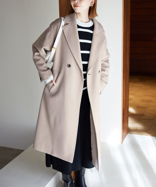 SLOBE IENA コート SLOBE IENA（スローブイエナ） チェスターコート 38 ネイビー