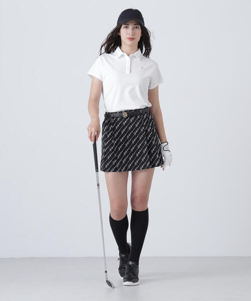 St ANDREWS スカート 「St ANDREWS」シグネチャー柄ジャガードスカート