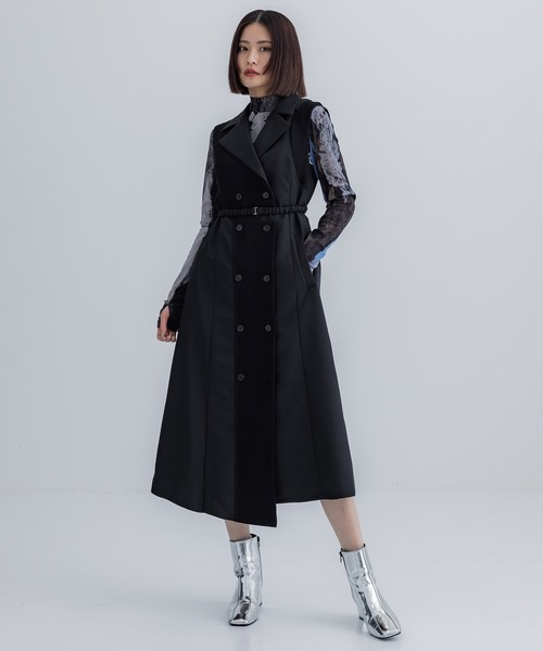 新品！UNITEDTOKYO✴︎ブラックベスト UNITED TOKYO 「UNITED TOKYO」 ベスト 1 ブラック レディース