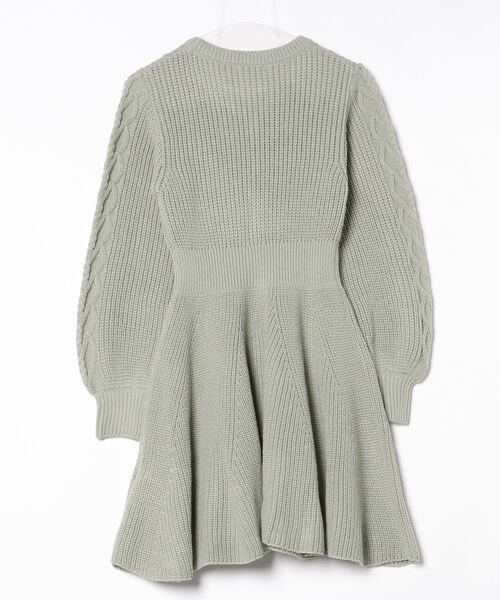 「WILLSELECTION」 ニットワンピース FREE グリーン レディース_画像2