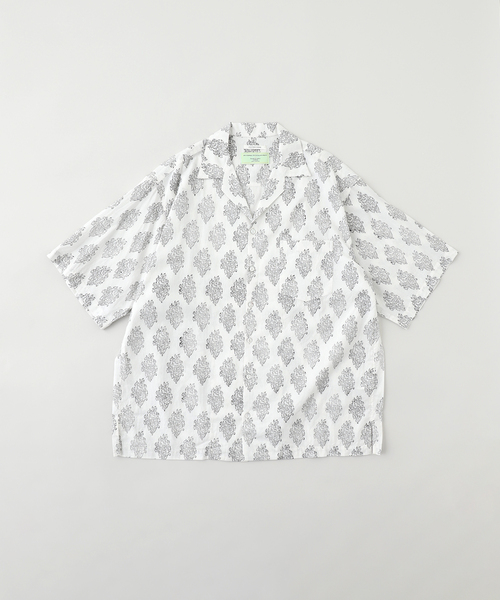 【COUTURE D'ADAM】Block printシャツ COUTURE D'ADAM シャツ D'ADAM (クチュール ド アダム) Block