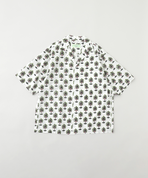 【COUTURE D'ADAM】Block printシャツ COUTURE D'ADAM シャツ D'ADAM (クチュール ド アダム) Block
