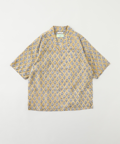 【COUTURE D'ADAM】Block printシャツ COUTURE D'ADAM シャツ D'ADAM (クチュール ド アダム) Block