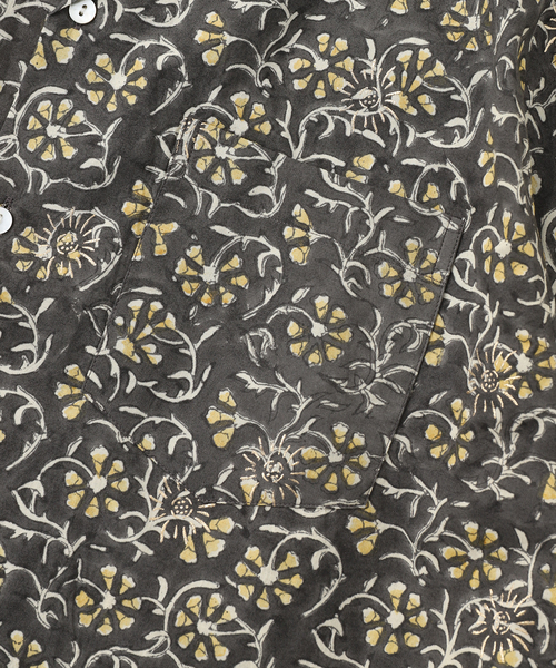 【COUTURE D'ADAM】Block printシャツ COUTURE D'ADAM シャツ D'ADAM (クチュール ド アダム) Block