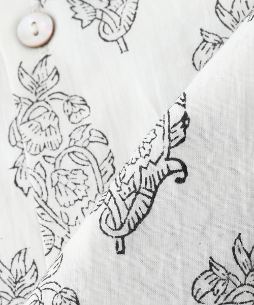 【COUTURE D'ADAM】Block printシャツ COUTURE D'ADAM シャツ D'ADAM (クチュール ド アダム) Block