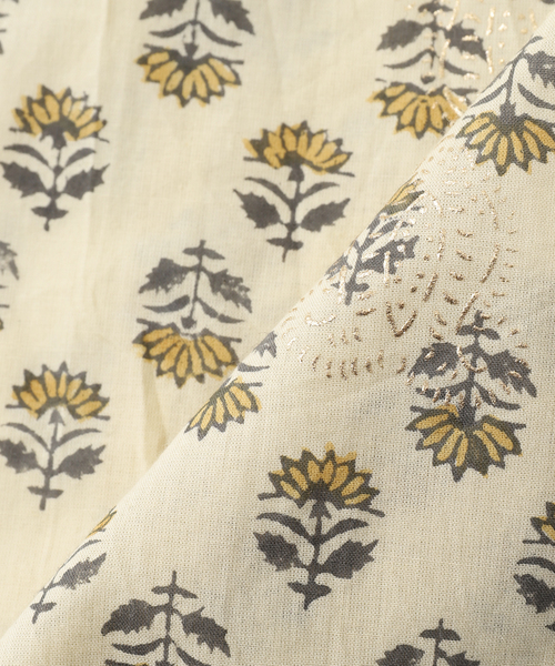 【COUTURE D'ADAM】Block printシャツ COUTURE D'ADAM シャツ D'ADAM (クチュール ド アダム) Block