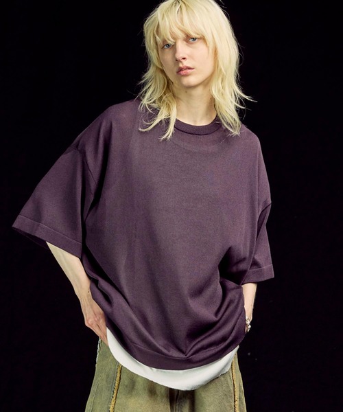 Maison special amount T-shirt グレー 新品タグ付き MAISON SPECIAL tシャツ 「UNISEX」OUTLAST Prime-Over Crew