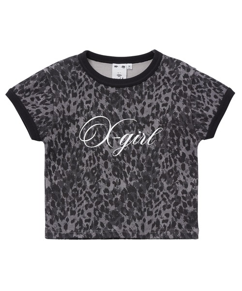 Babylclub ベベメクルヒョウ柄 レオパードロゴTシャツ Babylclub