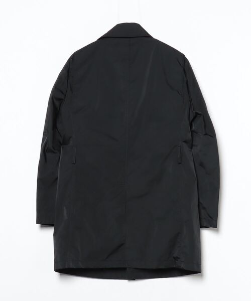 「VISARUNO」 ステンカラーコート M ブラック メンズ_画像2