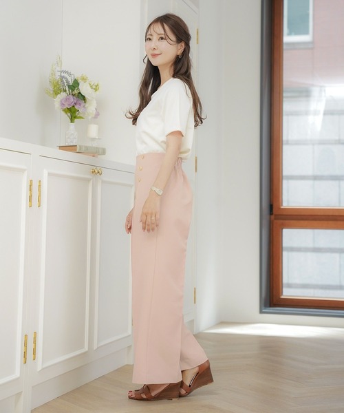 パンツ Gallia GLARE SLIT PANTS｜muller of yoshiokubo(ミュラーオブ