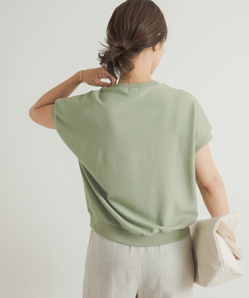 「URBAN RESEARCH DOORS」 半袖カットソー MEDIUM ネイビー レディース