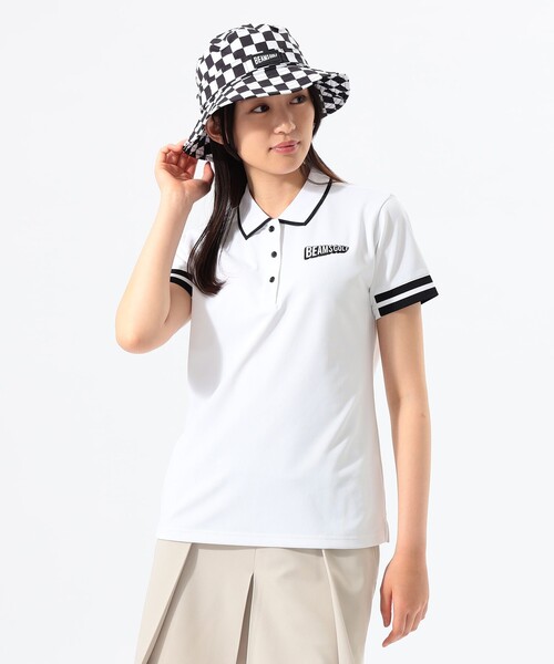 ポロシャツ ポロ ORANGE LABEL / 吸水速乾 鹿の子 ライン ポロシャツ「DRY・UV・STRETCH」 レディース