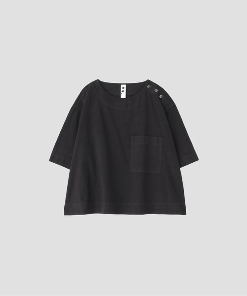 ブラウス シャツ GARMENT DYE PLAIN POPLIN レディース MHL. ブラウス シャツ GARMENT DYE PLAIN POPLIN レディース