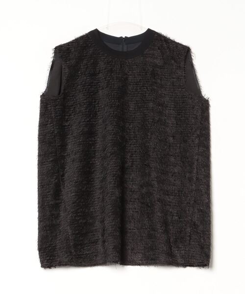 「Demi-Luxe BEAMS」 ノースリーブブラウス ONE SIZE ブラック レディース