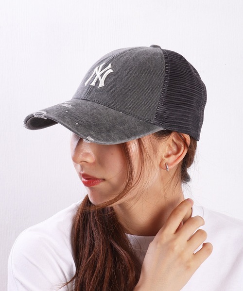 【韓国MLB Korea】ベーシックウォッシュドボールキャップ MLB キャップ 帽子 「日本未入荷」MLB KOREA ベーシック