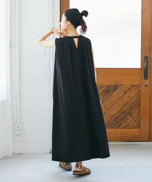 ジャンポールゴルチエ　バルーン　ノースリーブワンピース　M ブラック le.coeur blanc（ルクールブラン） ワンピース 夏 スムースポンチ