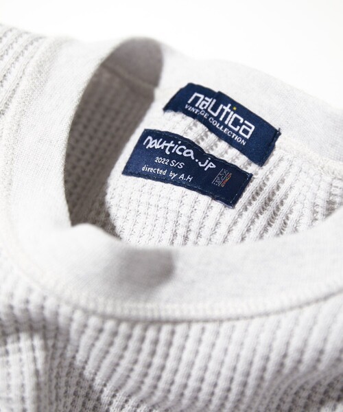 「NAUTICA」 長(zhǎng)袖Tシャツ LARGE オフホワイト メンズ