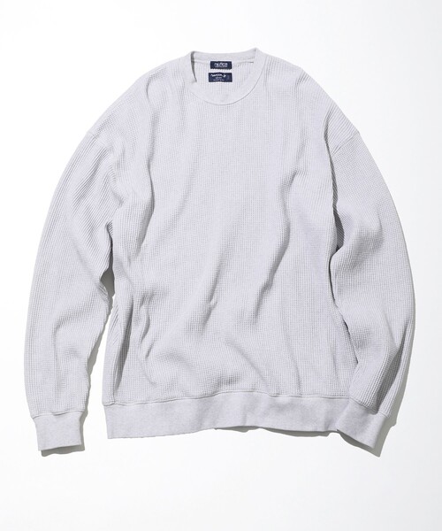 「NAUTICA」 長(zhǎng)袖Tシャツ LARGE オフホワイト メンズ