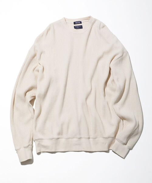 「NAUTICA」 長(zhǎng)袖Tシャツ LARGE オフホワイト メンズ