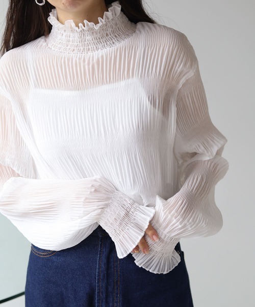 「Bab」 長袖チュニック M アイボリー レディース
