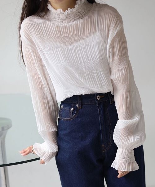 「Bab」 長袖チュニック M アイボリー レディース