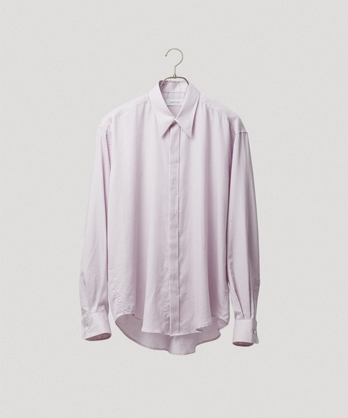 ADAM ET ROPE'（アダムエロペ） シャツ ソフト コットン ドレープ