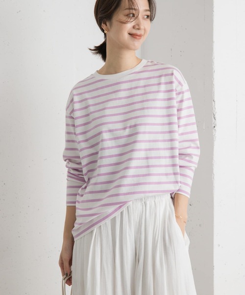 「URBAN RESEARCH DOORS」 長(zhǎng)袖カットソー MEDIUM ブルー レディース